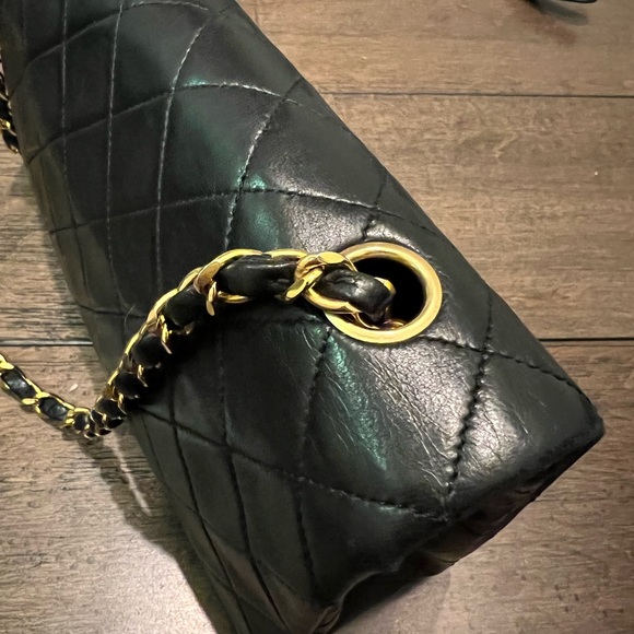 100% Authentic Vintage Chanel Small Full Flap SERIES 1 turnlock - Picture 6 of 13